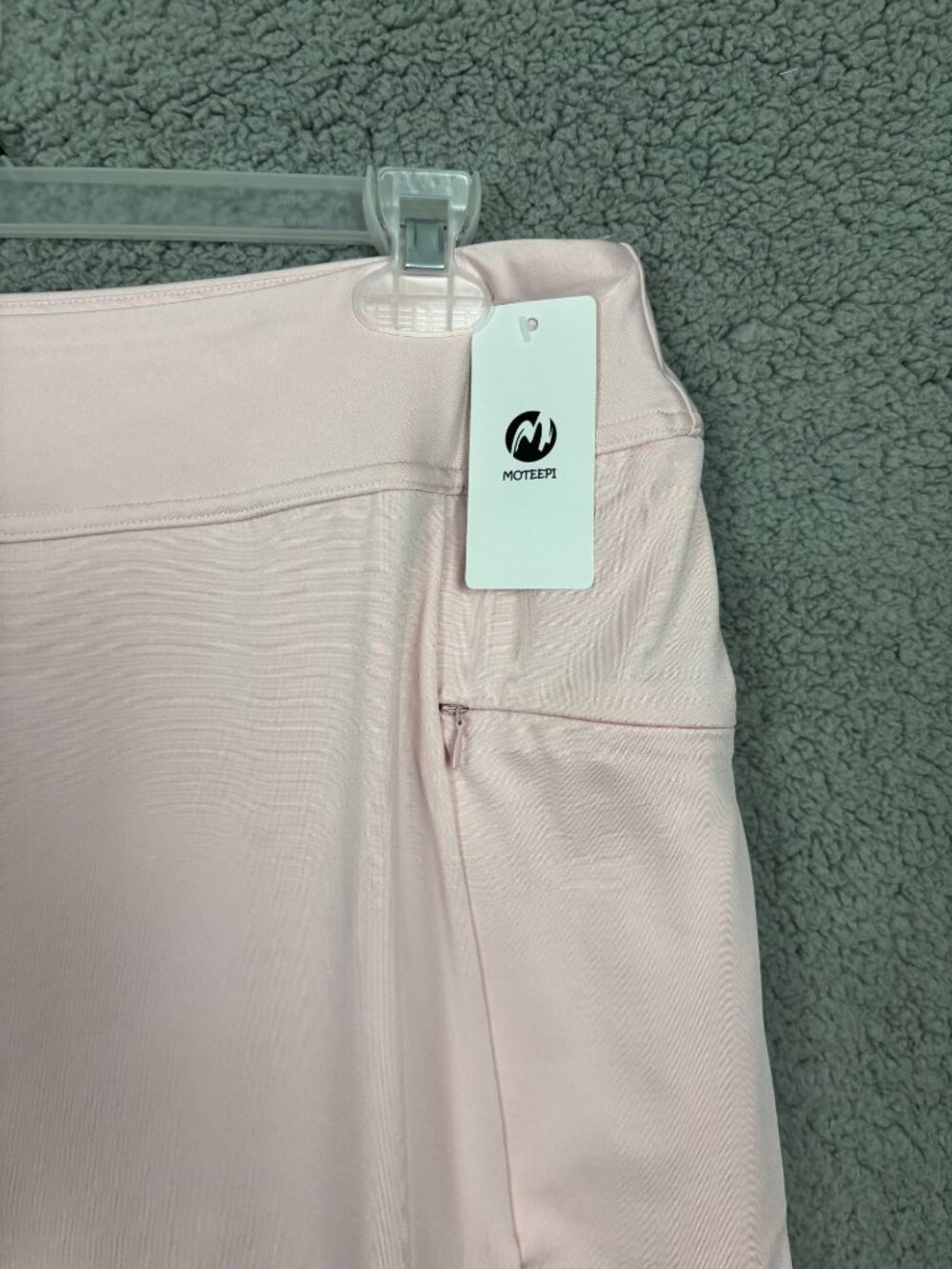 Moteepi Women's 2XL Pink Athletic Skort Zipper Pockets Drawstring Closure NWT's - Picture 2 of 7